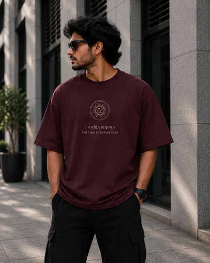 Nothing is parmanent Oversized Classic T-Shirt