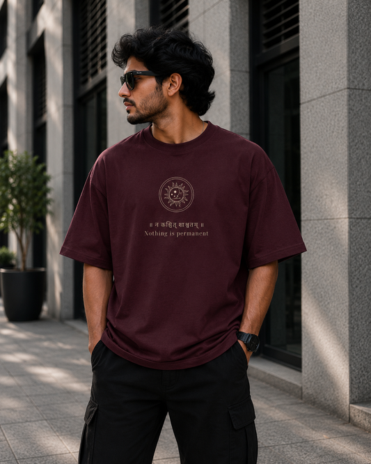 Nothing is parmanent Oversized Classic T-Shirt